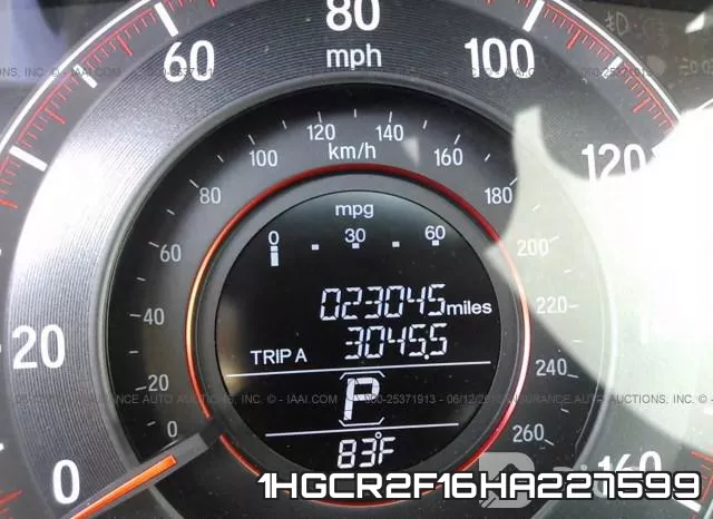 1HGCR2F16HA227599 фото 8