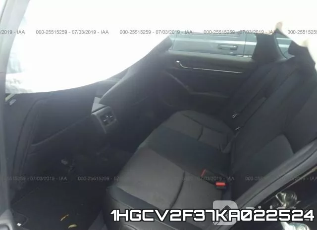 1HGCV2F37KA022524 фото 9