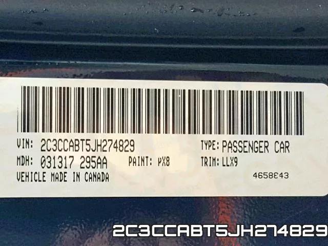 2C3CCABT5JH274829 фото 2