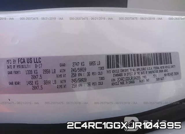 2C4RC1GGXJR104395 фото 10