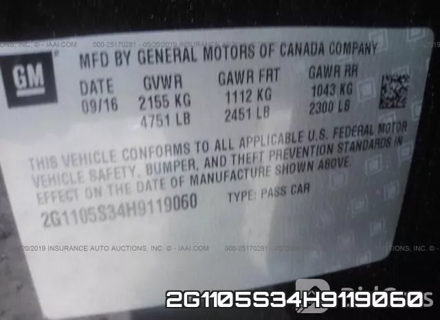 2G1105S34H9119060 фото 10