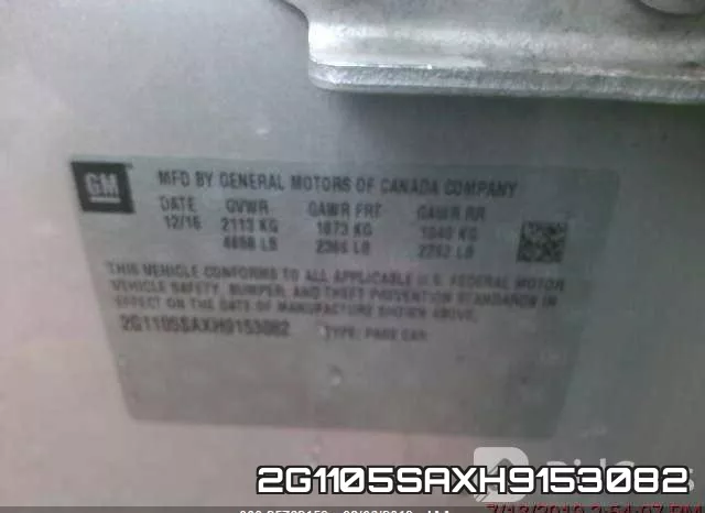 2G1105SAXH9153082 фото 10