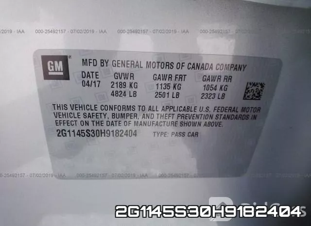 2G1145S30H9182404 фото 10