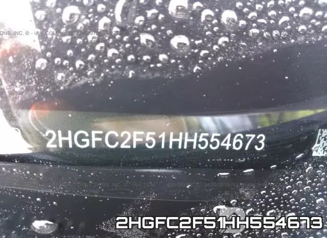 2HGFC2F51HH554673 фото 10