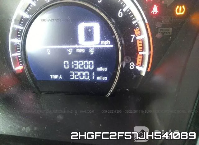 2HGFC2F57JH541089 фото 8