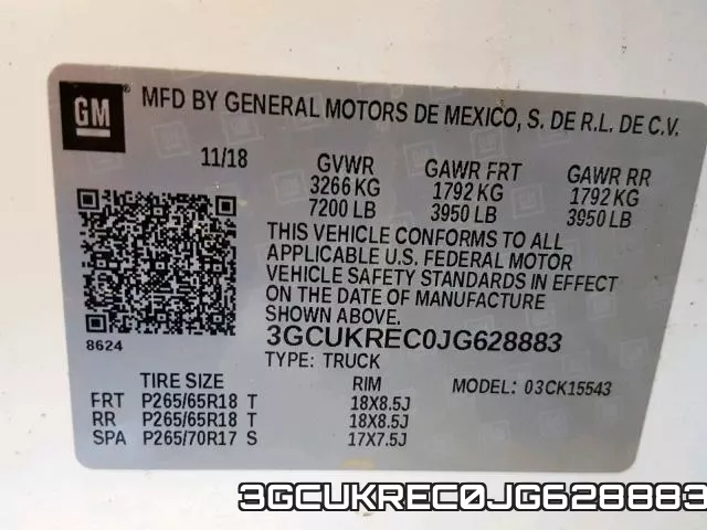 3GCUKREC0JG628883 фото 2