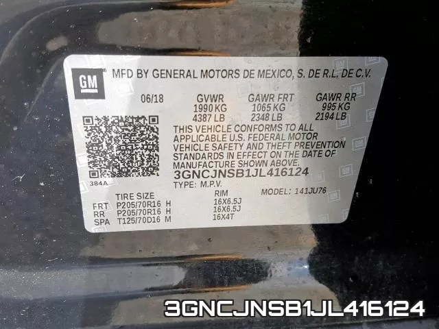 3GNCJNSB1JL416124 фото 2