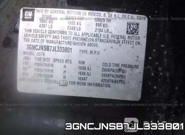 3GNCJNSB7JL333801 фото 9