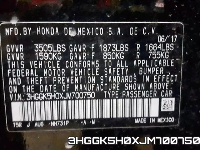 3HGGK5H0XJM700750 фото 2