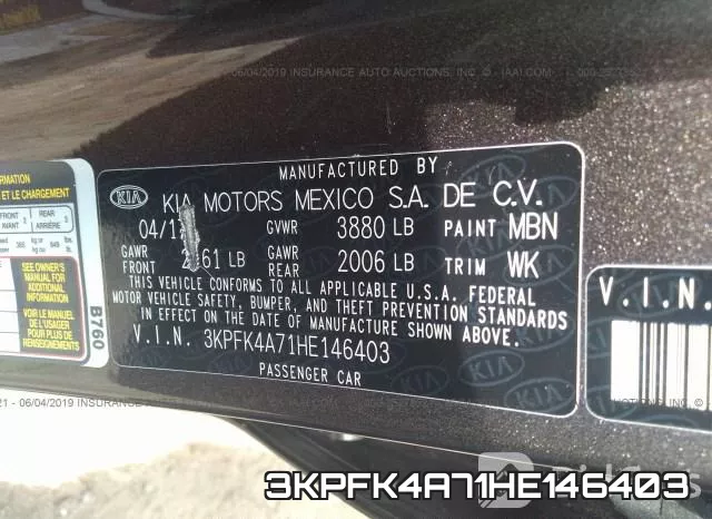 3KPFK4A71HE146403 фото 9