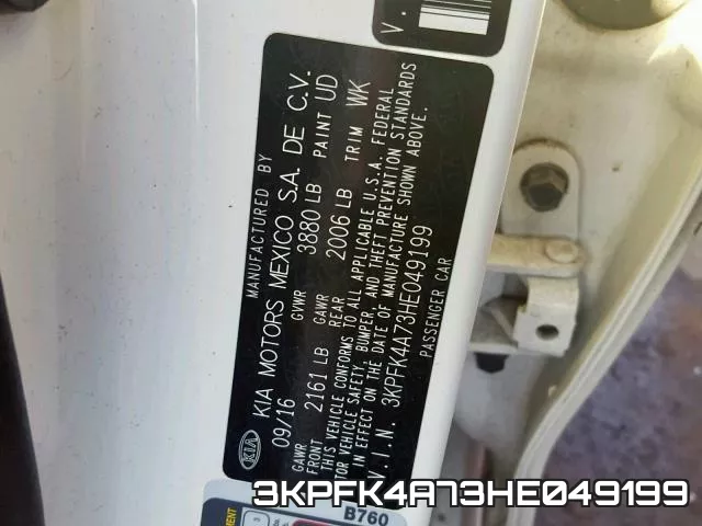 3KPFK4A73HE049199 фото 2