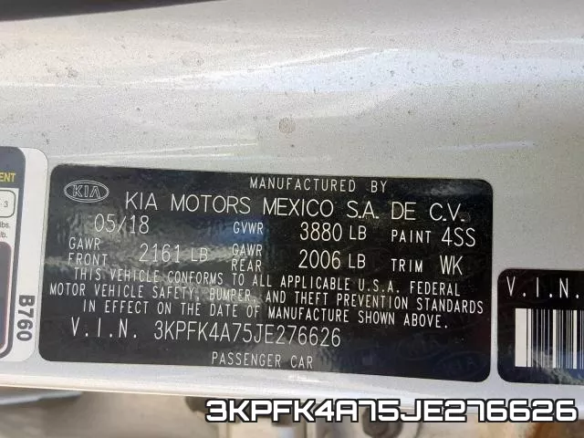 3KPFK4A75JE276626 фото 2