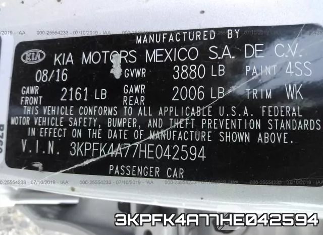 3KPFK4A77HE042594 фото 10
