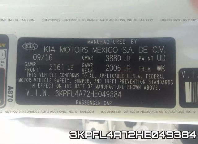 3KPFL4A72HE049384 фото 10