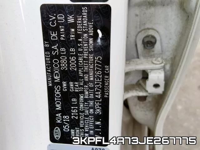 3KPFL4A73JE267775 фото 2