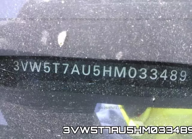 3VW5T7AU5HM033489 фото 10