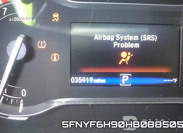 5FNYF6H90HB088505 фото 8