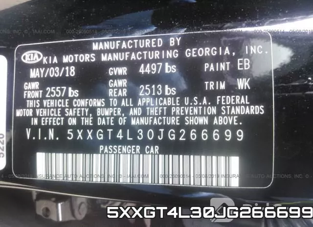 5XXGT4L30JG266699 фото 9