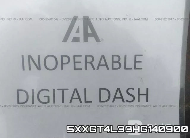 5XXGT4L33HG140900 фото 8