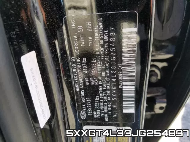 5XXGT4L33JG254837 фото 2