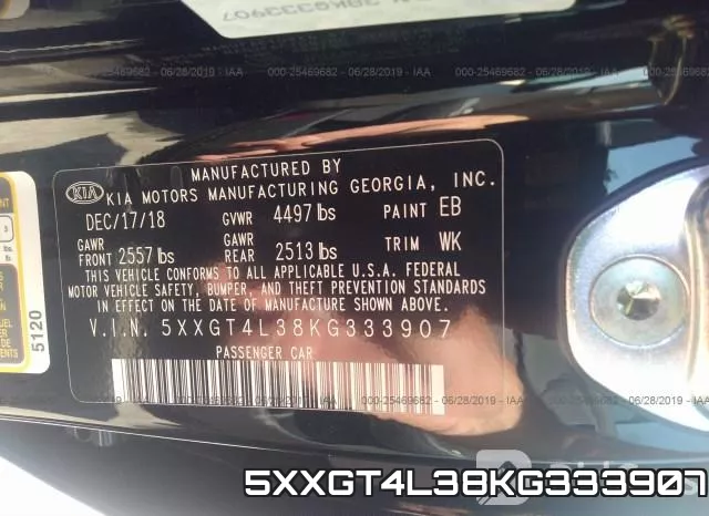 5XXGT4L38KG333907 фото 10