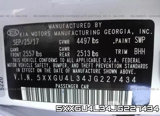 5XXGU4L34JG227434 фото 10