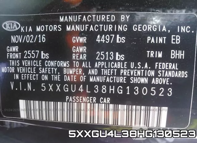 5XXGU4L38HG130523 фото 10