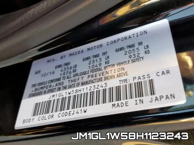 JM1GL1W58H1123243 фото 2