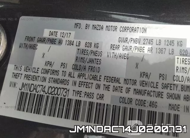 JM1NDAC74J0200731 фото 10