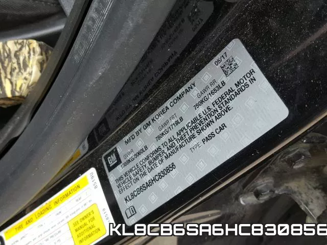 KL8CB6SA6HC830856 фото 2