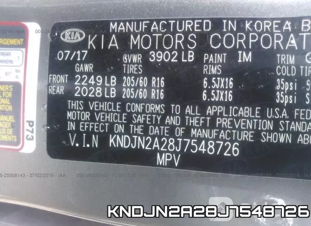 KNDJN2A28J7548726 фото 9