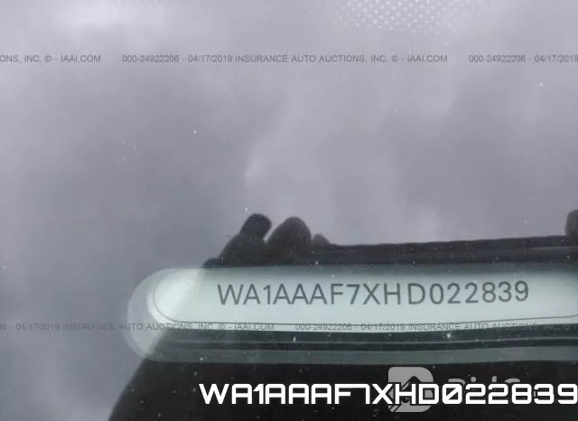WA1AAAF7XHD022839 фото 10