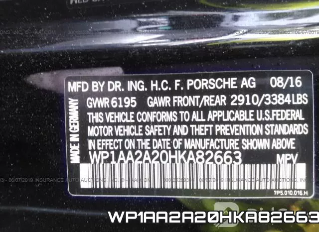 WP1AA2A20HKA82663 фото 10