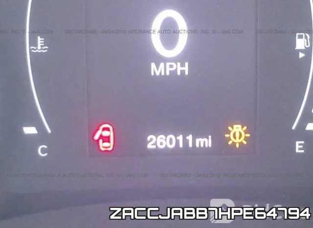 ZACCJABB7HPE64794 фото 8