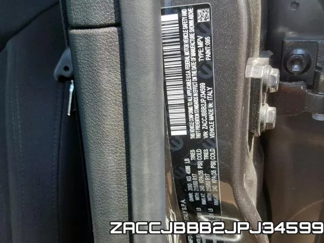 ZACCJBBB2JPJ34599 фото 2