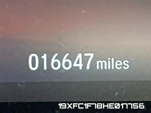 19XFC1F78HE017756 фото 8