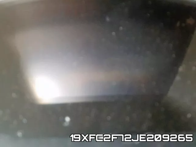 19XFC2F72JE209265 фото 9