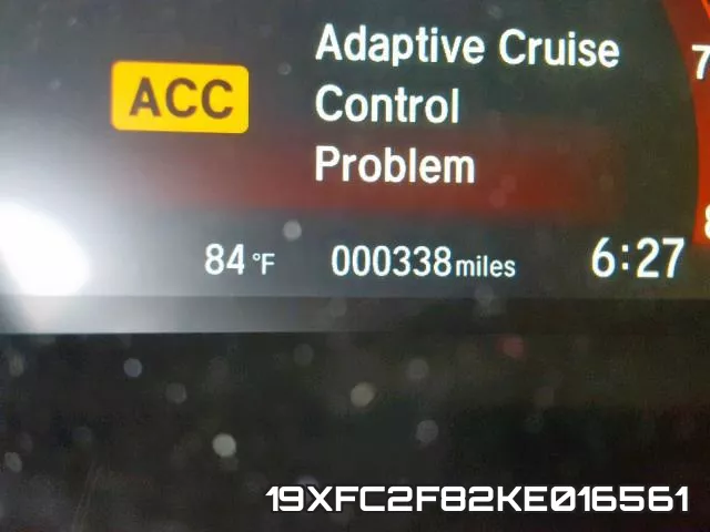 19XFC2F82KE016561 фото 9