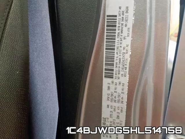 1C4BJWDG5HL514758 фото 2