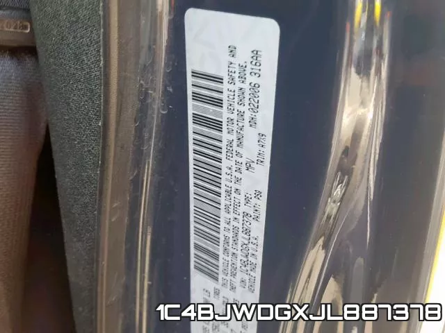 1C4BJWDGXJL887378 фото 2