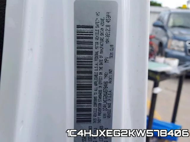 1C4HJXEG2KW578406 фото 2