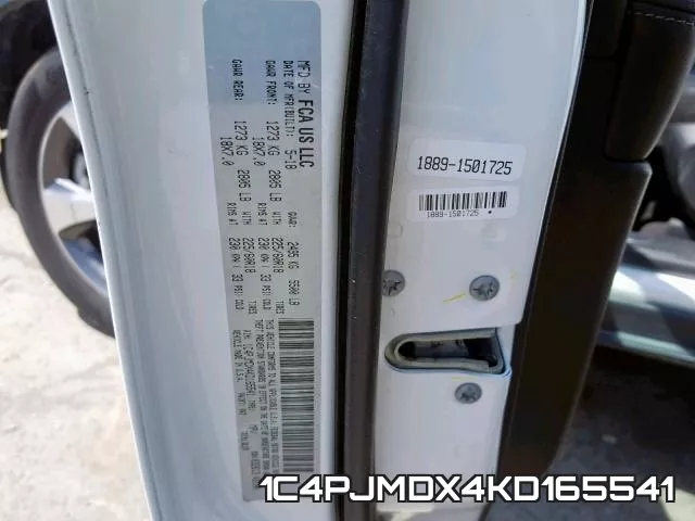 1C4PJMDX4KD165541 фото 2
