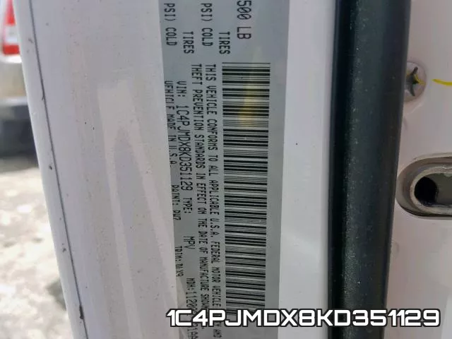 1C4PJMDX8KD351129 фото 2