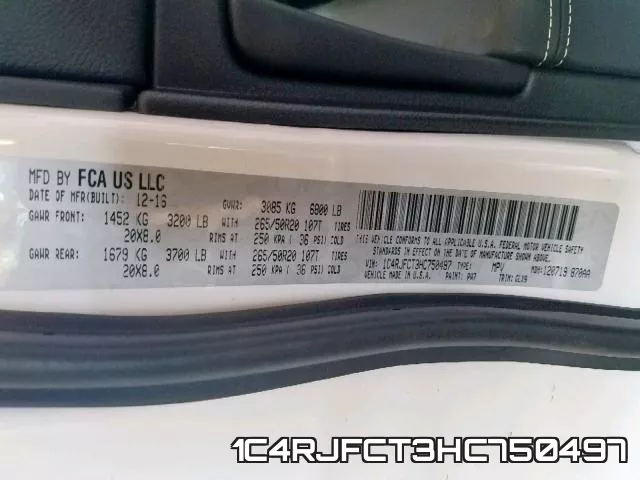 1C4RJFCT3HC750497 фото 2