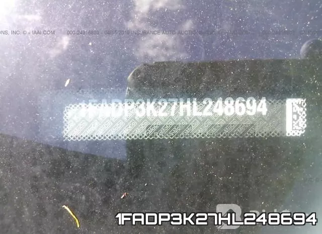 1FADP3K27HL248694 фото 10