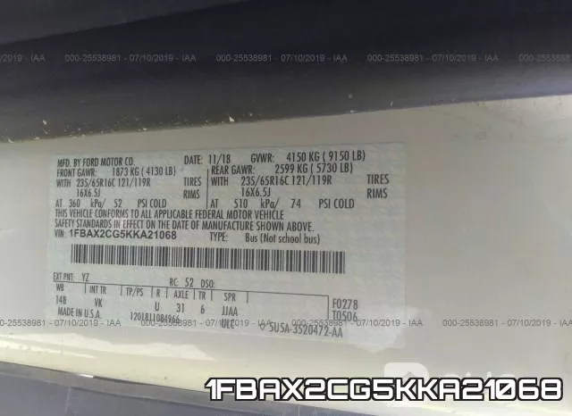 1FBAX2CG5KKA21068 фото 10