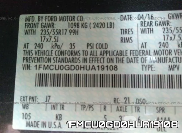 1FMCU0GD0HUA19108 фото 10