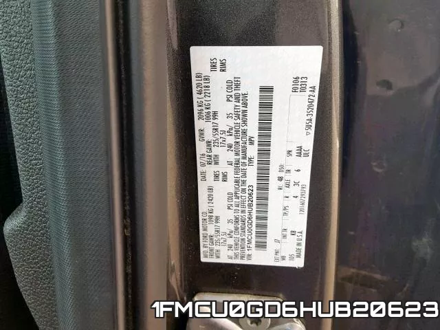 1FMCU0GD6HUB20623 фото 2