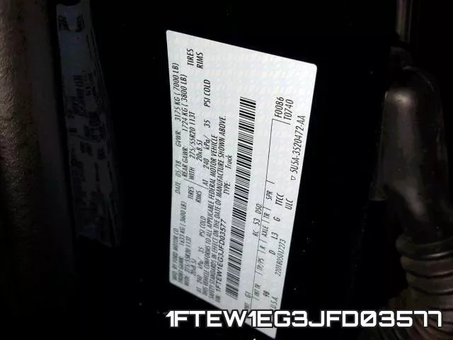 1FTEW1EG3JFD03577 фото 2