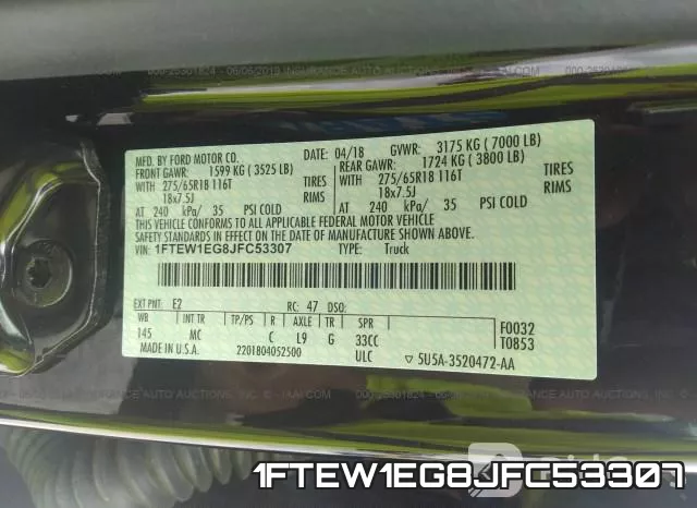 1FTEW1EG8JFC53307 фото 10
